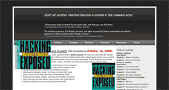 Desktop Screenshot of malwarehackingexposed.com